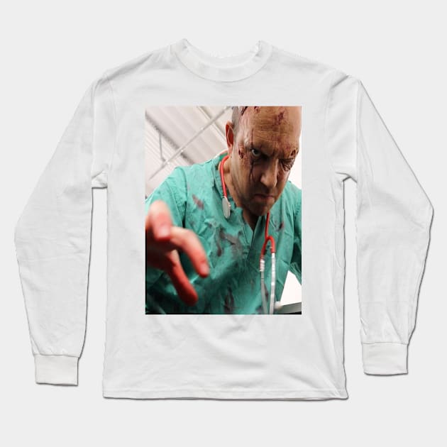 Zombie surgeon Long Sleeve T-Shirt by Fussell Films